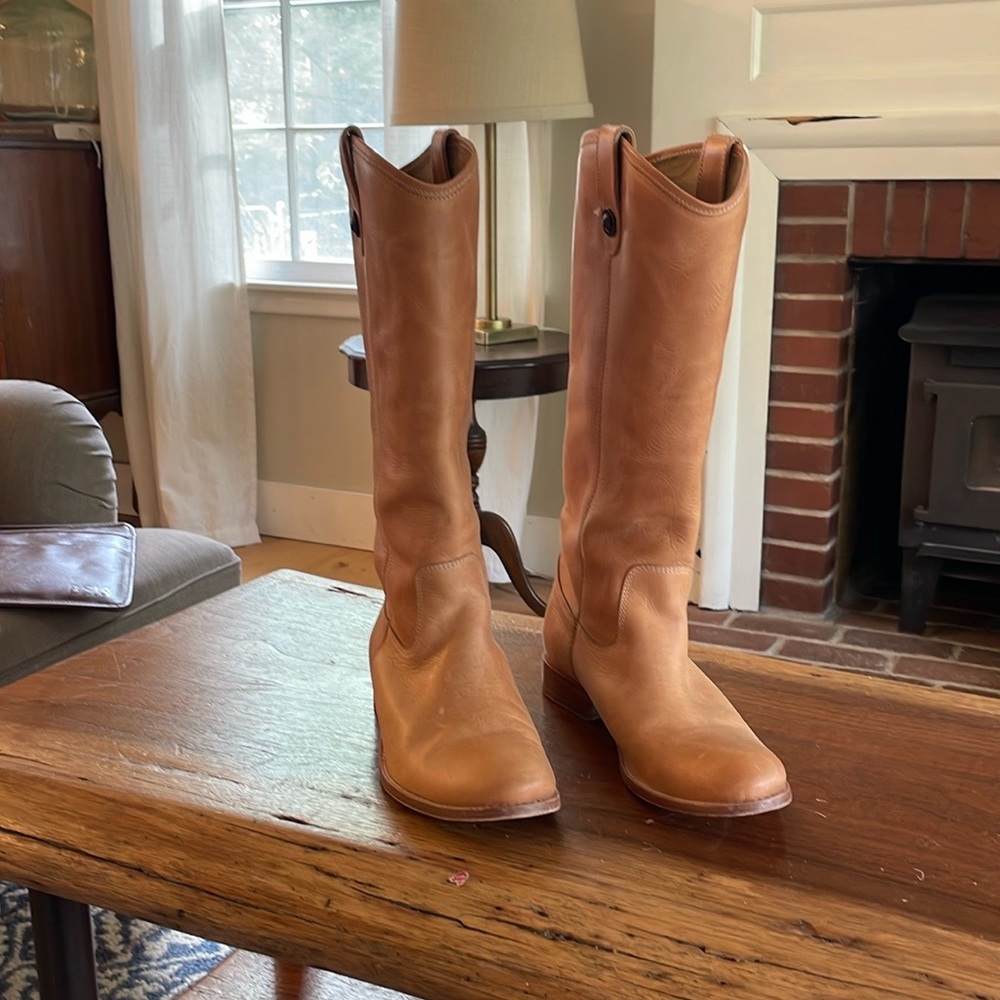 Frye Melissa button riding boots